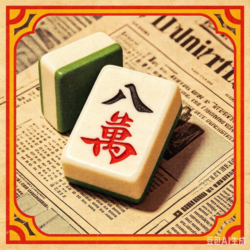 sharp printed mahjong symbols